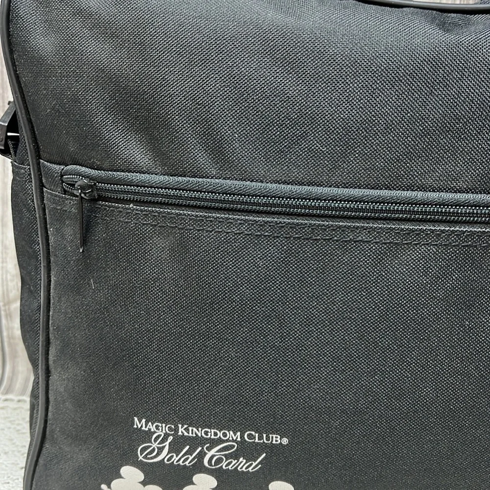 Disney Magic Kingdom Club Gold Card CanvasTote/ Laptop bag- Black